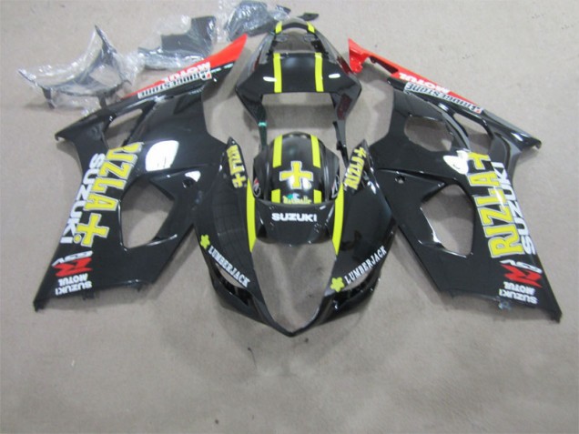 Buy 2003-2004 Black Rizla Suzuki GSXR1000 Motorbike Fairing Kits Buy 2003-2004 Black Rizla Suzuki GSXR1000 Motorbike Fairing Kits