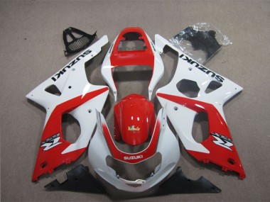 Buy 2003-2004 Red White Suzuki GSXR1000 Motorcyle Fairings