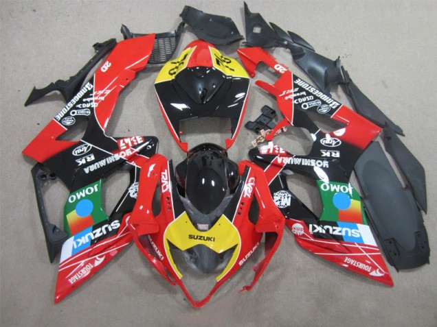 Buy 2005-2006 Black Red Yellow Suzuki GSXR1000 Bike Fairings Buy 2005-2006 Black Red Yellow Suzuki GSXR1000 Bike Fairings