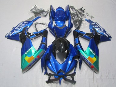 Buy 2007-2008 Blue Black Green Jomo Suzuki GSXR1000 Motorcycle Bodywork