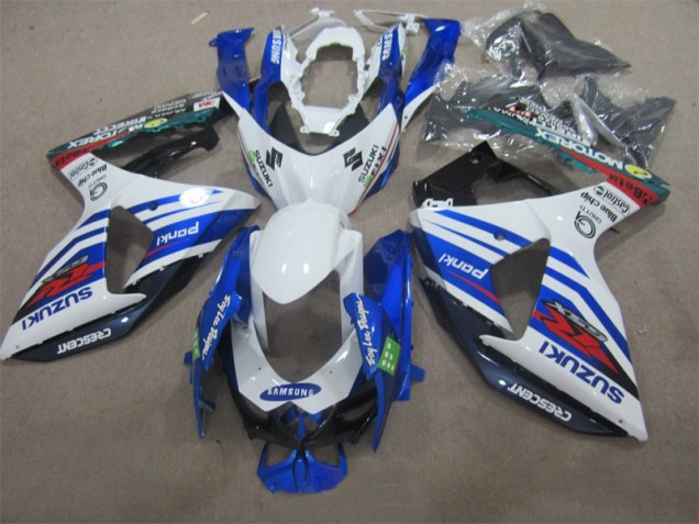 Buy 2009-2016 White Blue Samsung Suzuki GSXR1000 Motorbike Fairings Buy 2009-2016 White Blue Samsung Suzuki GSXR1000 Motorbike Fairings
