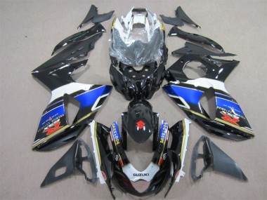 Buy 2009-2016 Black Blue Dark Dog Suzuki GSXR1000 Motorcycle Fairing Kits