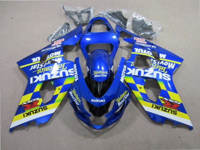 Buy 2001-2003 Blue Telefunica Movistar Suzuki GSXR600 Motorcycle Replacement Fairings