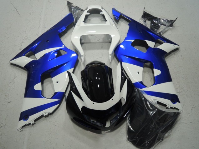 Buy 2001-2003 White Blue Suzuki GSXR600 Motorcycle Fairing Kit