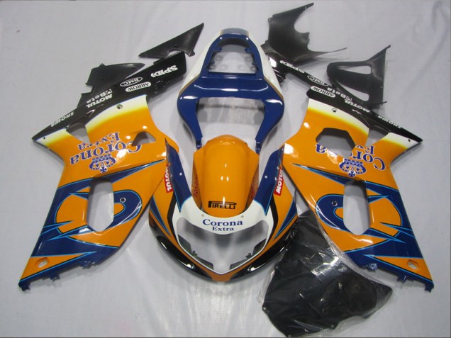 Buy 2001-2003 Blue Orange Corona Extra Suzuki GSXR600 Bike Fairing