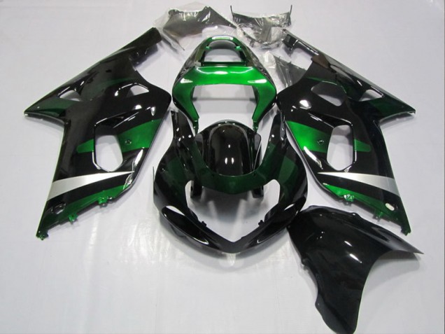 Buy 2001-2003 Black Green Suzuki GSXR600 Bike Fairings Buy 2001-2003 Black Green Suzuki GSXR600 Bike Fairings