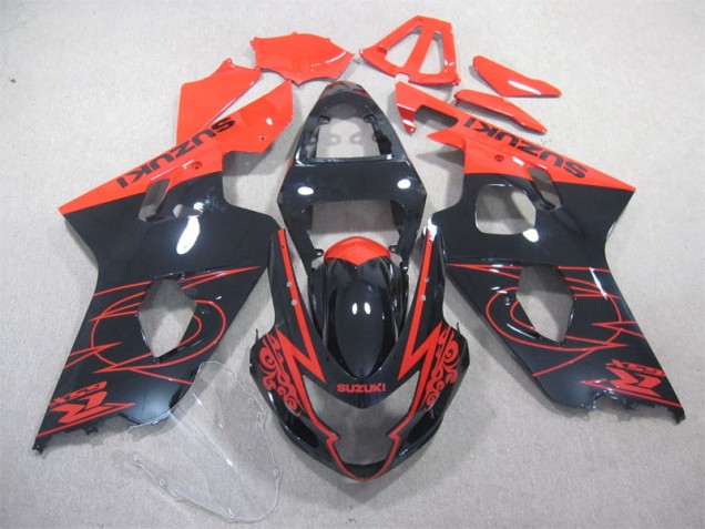 Buy 2004-2005 Black Red Suzuki GSXR600 Bike Fairings