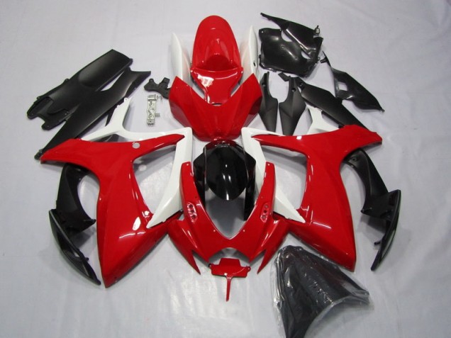 Buy 2006-2007 Red Black Suzuki GSXR600 Motorcycle Replacement Fairings