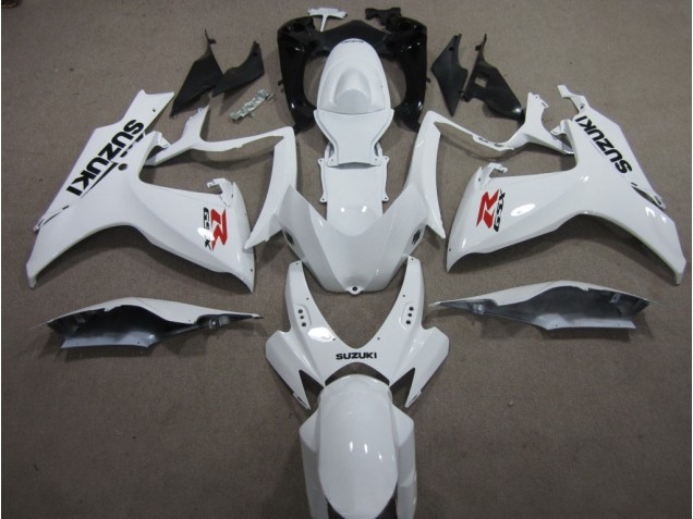Buy 2006-2007 White Suzuki GSXR600 Motorcyle Fairings