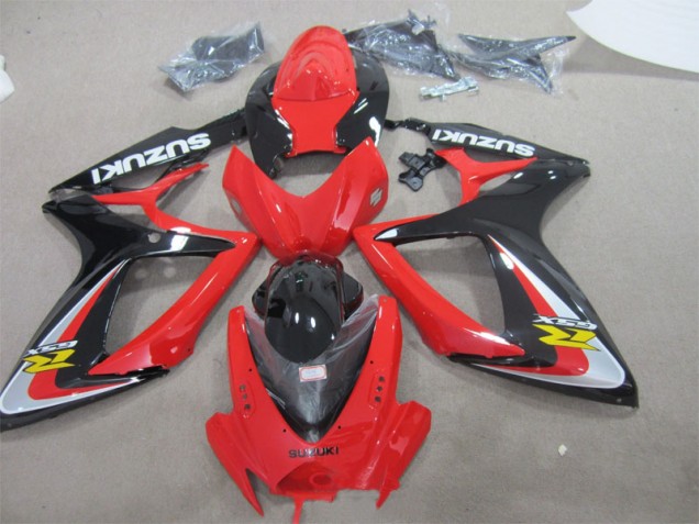 Buy 2006-2007 Red Black Suzuki GSXR600 Replacement Fairings