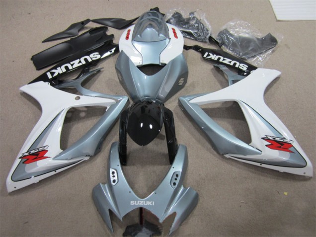 Buy 2006-2007 White Grey Suzuki GSXR600 Motorbike Fairings