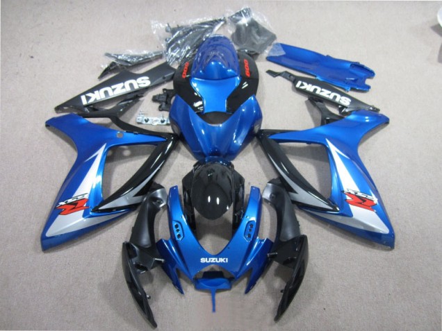 Buy 2006-2007 Blue Black White Suzuki GSXR600 Motorcycle Fairing Kits
