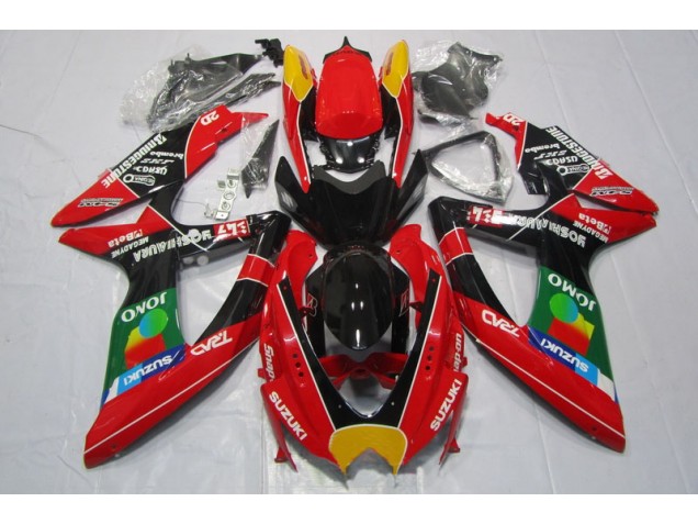 Buy 2008-2010 Red Black Jomo Suzuki GSXR600 Motorbike Fairing Kits
