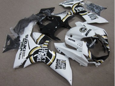 Buy 2011-2021 White Lucky Strike Black Motul Suzuki GSXR600 Motor Fairings