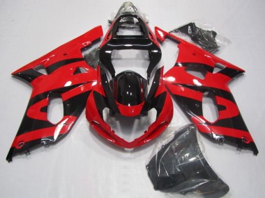 Buy 2001-2003 Black Red Suzuki GSXR750 Motorcycle Fairings