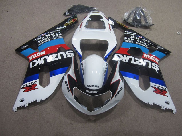 Buy 2001-2003 White Blue Red Motul Suzuki GSXR750 Motorbike Fairing