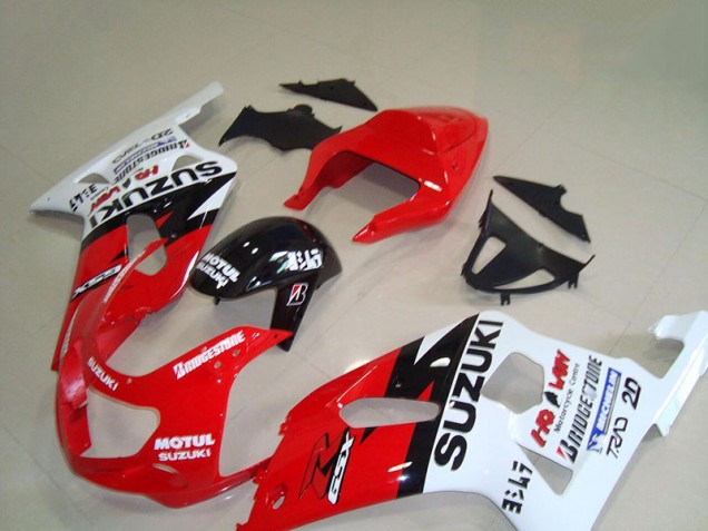 Buy 2001-2003 Red White Motul Suzuki GSXR750 Motorcycle Replacement Fairings