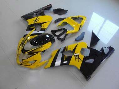 Buy 2004-2005 Yellow Black Suzuki GSXR750 Moto Fairings