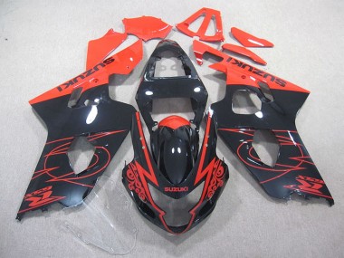 Buy 2004-2005 Red Black Suzuki GSXR750 Motorcycle Fairings