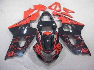 Buy 2004-2005 Red Black Suzuki GSXR750 Motorcycle Fairings