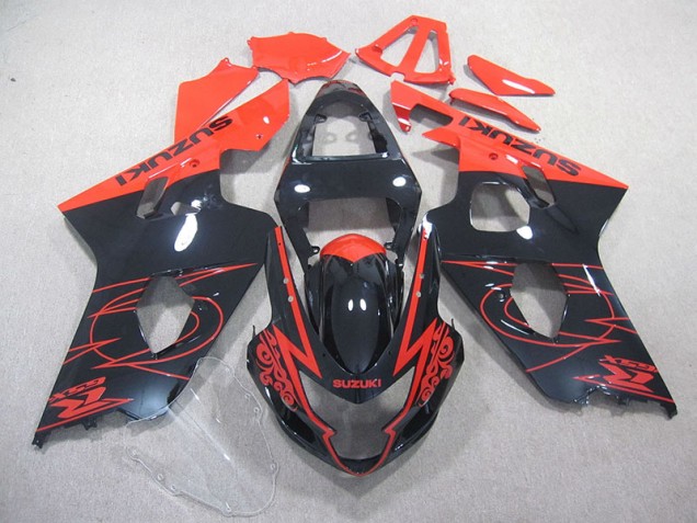 Buy 2004-2005 Red Black Suzuki GSXR750 Motorcycle Fairings