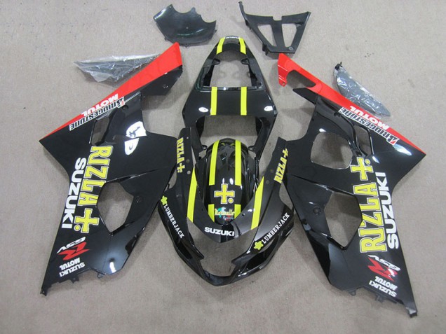 Buy 2004-2005 Black Yellow Rizla Suzuki GSXR750 Bike Fairing