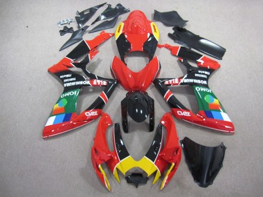 Buy 2006-2007 Red Black Green Suzuki GSXR750 Replacement Fairings
