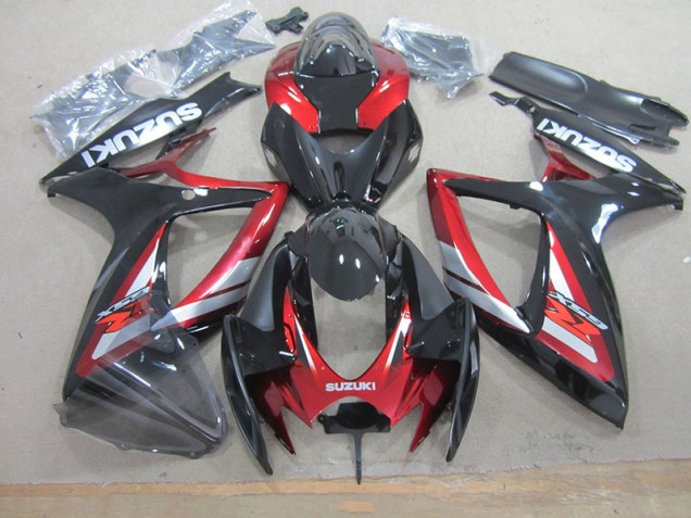 Buy 2006-2007 Black Red Suzuki GSXR750 Motorcycle Fairing