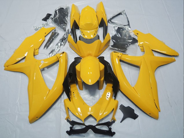 Buy 2008-2010 Yellow Suzuki GSXR750 Motorbike Fairings