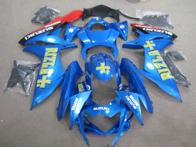 Buy 2011-2021 Blue Yellow Rizla Suzuki GSXR750 Motor Bike Fairings