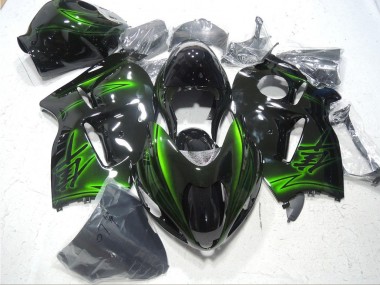 Buy 1996-2007 Black Green Suzuki GSXR1300 Hayabusa Bike Fairing