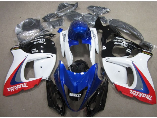 Buy 2008-2019 White Blue Makita Suzuki GSXR1300 Hayabusa Moto Fairings Buy 2008-2019 White Blue Makita Suzuki GSXR1300 Hayabusa Moto Fairings