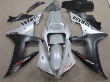 Buy 2002-2003 Silver Black Yamaha YZF R1 Motorcycle Replacement Fairings