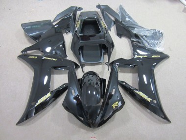 Buy 2002-2003 Black Gold Decal Yamaha YZF R1 Motorcyle Fairings