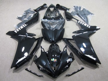 Buy 2007-2008 Black White Decal Yamaha YZF R1 Motorcycle Fairing Kits
