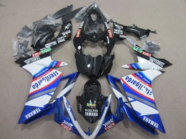 Buy 2007-2008 Black White Sterilgarda Yamaha YZF R1 Motorcylce Fairings