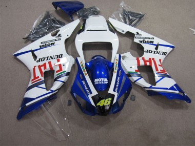 Buy 2009-2011 Blue White Motul Dunlop 46 Yamaha YZF R1 Bike Fairings