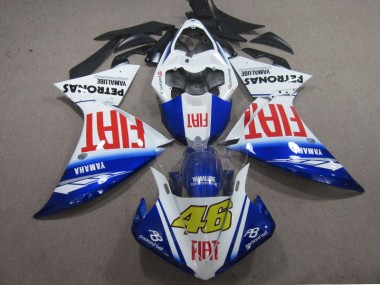 Buy 2009-2011 Blue White Fiat 46 Yamaha YZF R1 Motorcyle Fairings