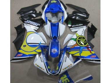 Buy 2009-2011 Blue White Yellow 46 Yamaha YZF R1 Replacement Fairings