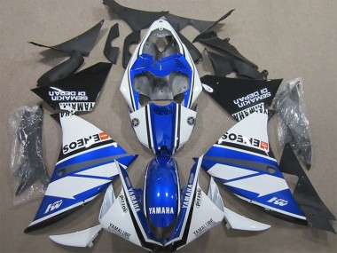 Buy 2009-2011 Blue White Yamaha YZF R1 Motorcycle Fairing