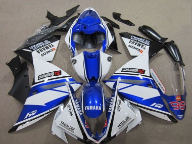 Buy 2012-2014 Blue White Yamaha YZF R1 Motorbike Fairing