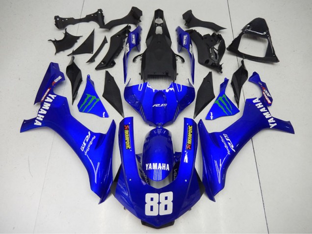 Buy 2015-2019 Blue Monster 88 Yamaha YZF R1 Motorcycle Fairings Buy 2015-2019 Blue Monster 88 Yamaha YZF R1 Motorcycle Fairings