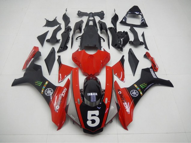 Buy 2015-2019 Black Red 5 Yamaha YZF R1 Motorcycle Fairing Kit Buy 2015-2019 Black Red 5 Yamaha YZF R1 Motorcycle Fairing Kit