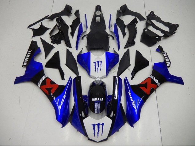 Buy 2015-2019 Black Blue Yamaha YZF R1 Motorbike Fairing Kits Buy 2015-2019 Black Blue Yamaha YZF R1 Motorbike Fairing Kits