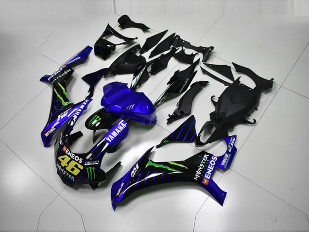 Buy 2015-2019 Blue Blue White ENEOS 46 Monster Yamaha YZF R1 Motorcycle Fairing Buy 2015-2019 Blue Blue White ENEOS 46 Monster Yamaha YZF R1 Motorcycle Fairing