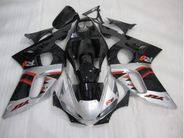 Buy 1998-2002 Black Silver Yamaha YZF R6 Motorcycle Fairing Kit