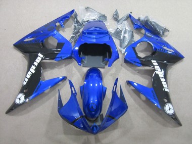 Buy 2003-2005 Blue Black Yamaha YZF R6 Replacement Motorcycle Fairings