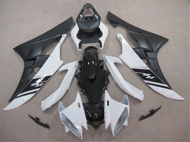 Buy 2006-2007 White Black Yamaha YZF R6 Motor Bike Fairings