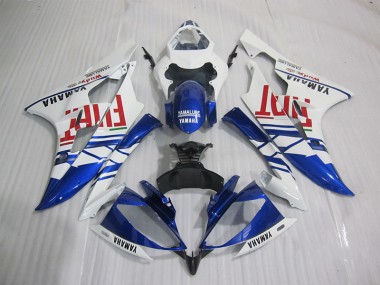 Buy 2006-2007 Blue White Fiat Yamaha YZF R6 Motorcyle Fairings