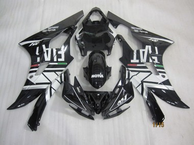 Buy 2006-2007 Black White Motul Fiat Yamaha YZF R6 Motorcycle Fairings